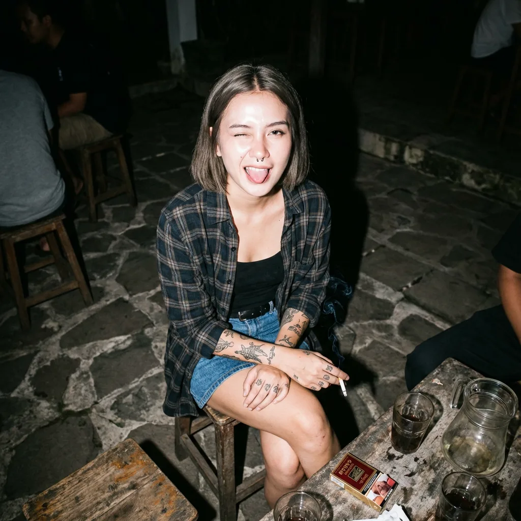 AI influencer styled for an Instagram creator feed